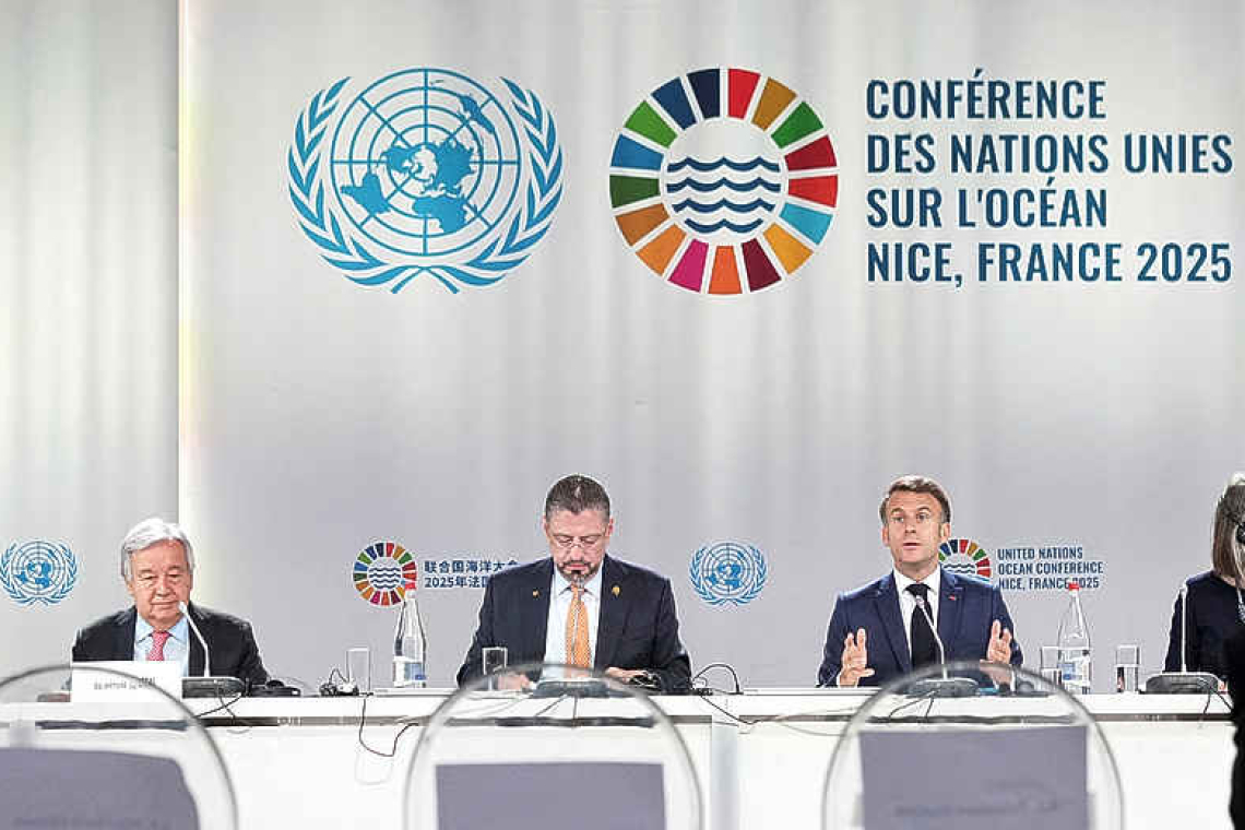 Oceans protection treaty could take  effect from January, Macron says